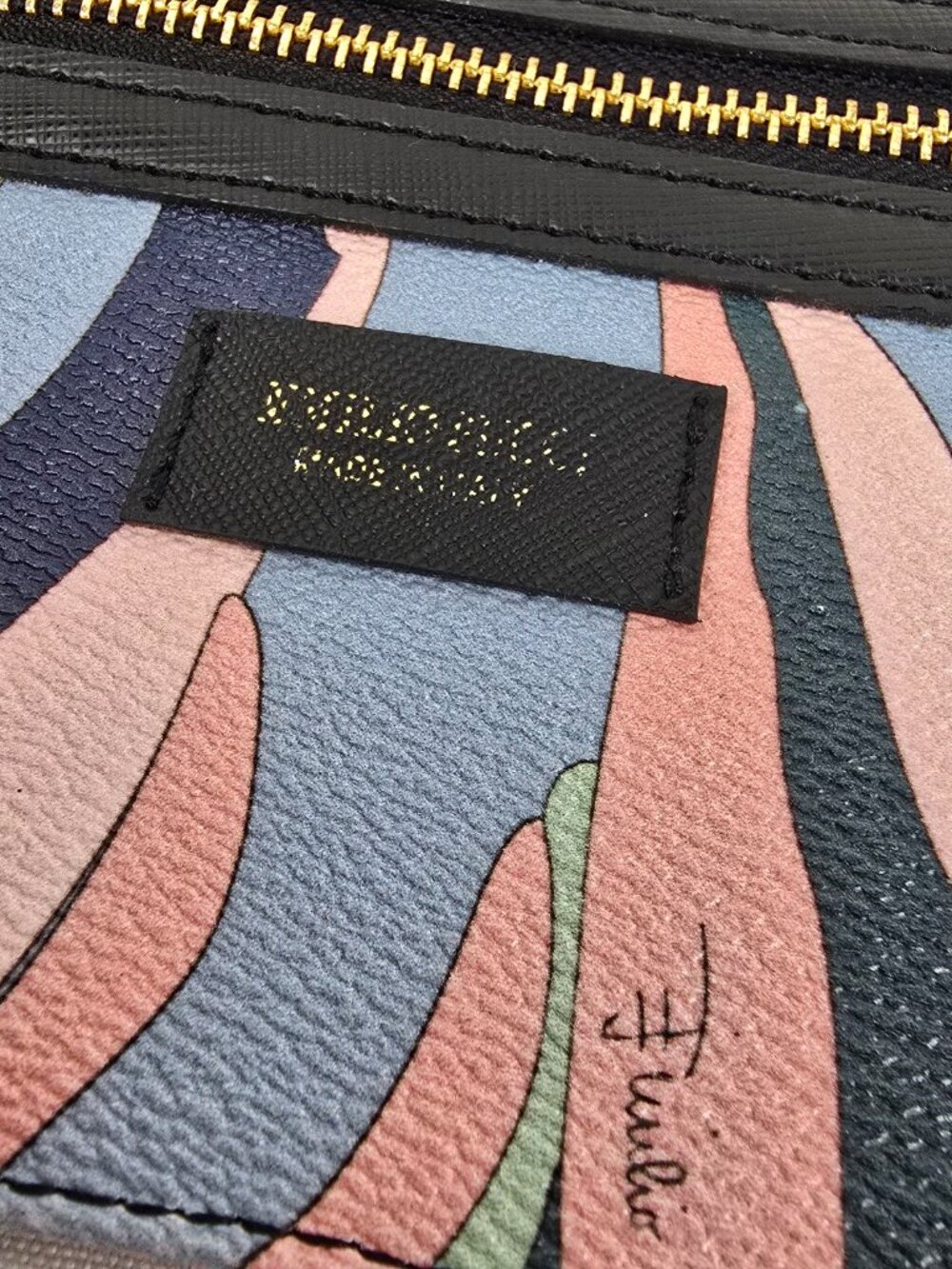 Emilio Pucci Multicolour Detachable Interior Clutch Pouch - Picture 3 of 9